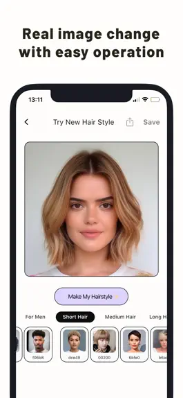 Game screenshot HairTry-AI Hairstyle editor apk