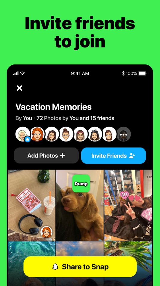 #3. Dump - Share Photo Albums (iOS) Podle: Takeoff Labs LLC