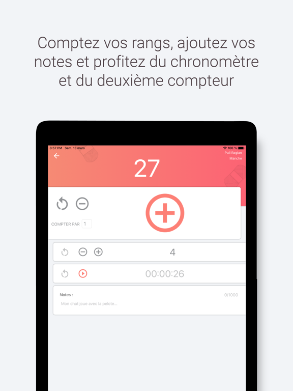 Screenshot #4 pour Easy Knitty Compte Rang Tricot