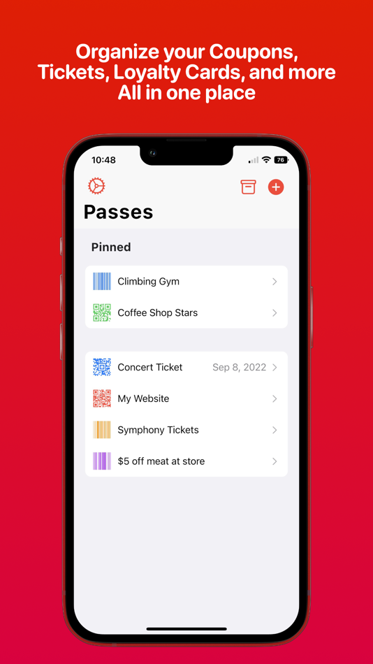 #1. PassBag (iOS) 由: HassellHaus LLC