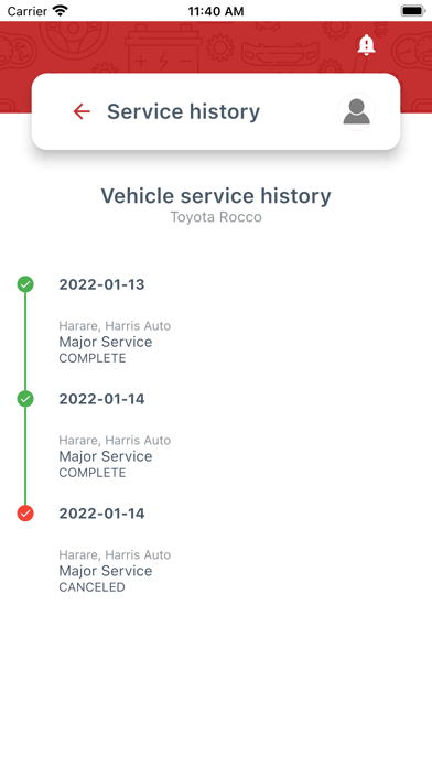 Harris Auto Screenshot