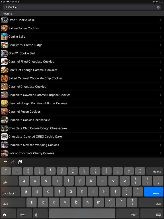 Just Desserts - Recipes iPad screenshot 6 - Food & Drink app