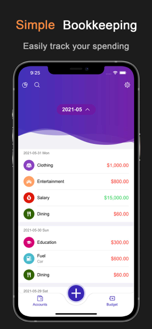 DayCost 2 - Personal Finance Screenshot