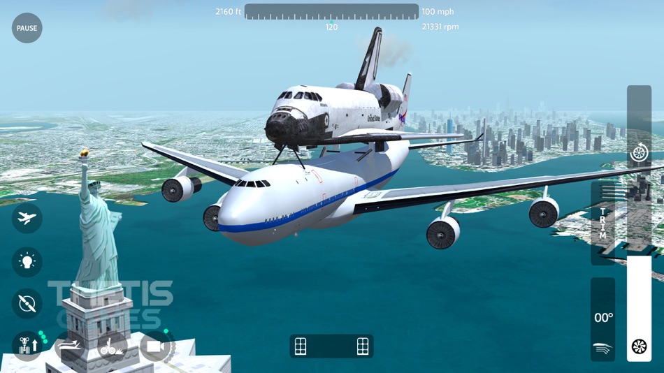 #6. FlyWings 2018 Flight Simulator (iOS) 由: Thetis Consulting