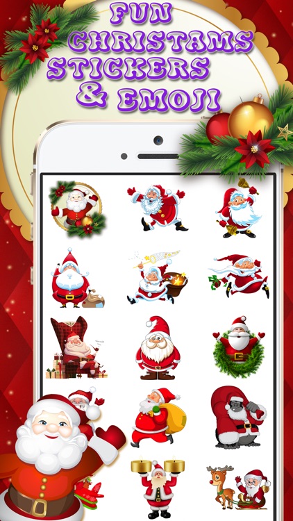Fun Christmas Stickers & Emoji