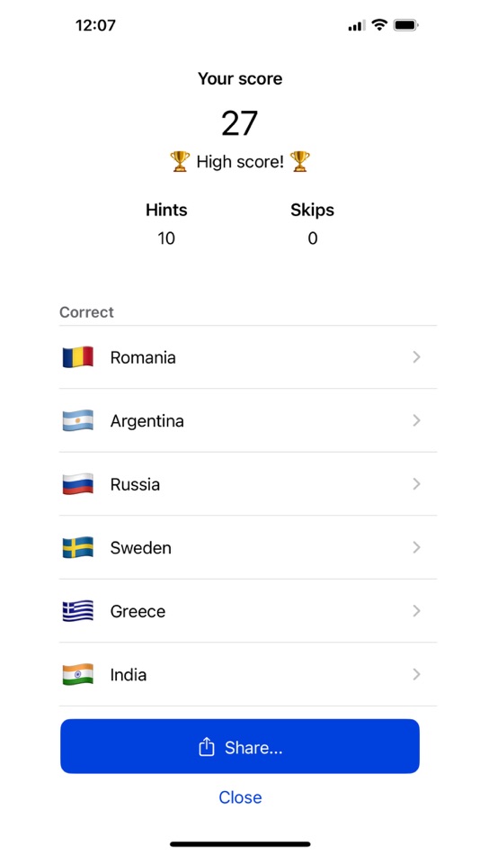 #3. Flag Quiz - Guess The Flag (iOS) Podle: Adam McAllister