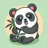The Cute Panda Emojis delete, cancel