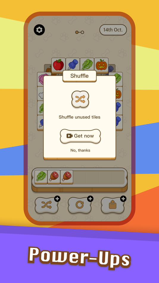 #5. Doggo Go-match 3 tiles, puzzle (iOS) 由: Nox Interactive Technology Limited