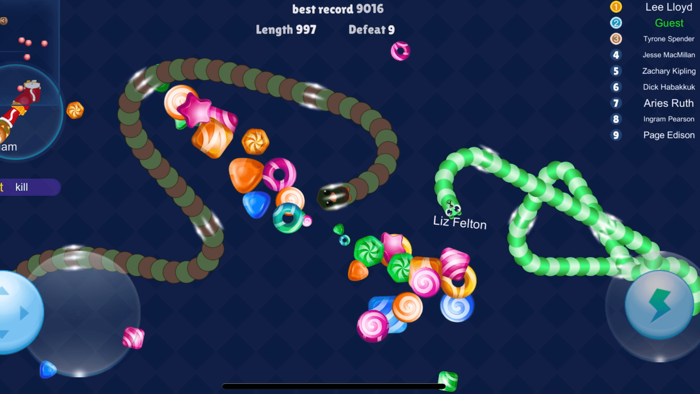 Snake Slither Rivals io Game