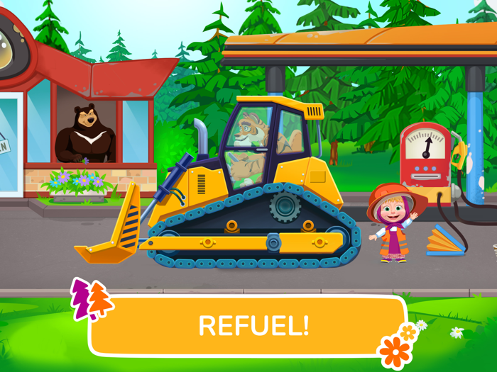 Masha and The Bear truck games