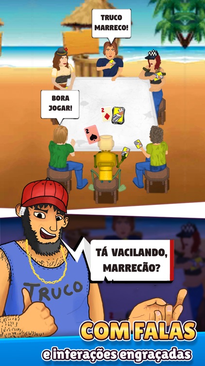 O Melhor Game Brasileiro para você jogar Truco Online Grátis em