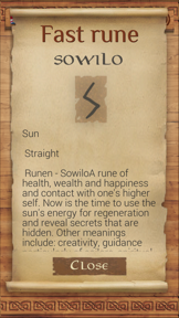 Runes - pocket advisor screenshot