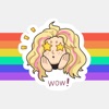 LGBTQ Lesbi Stickers (by PINK)