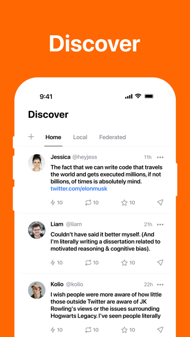 Ligt for Mastodon Screenshot