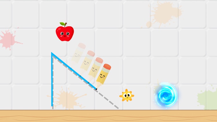 Fruit Escape: Draw Line screenshot-0
