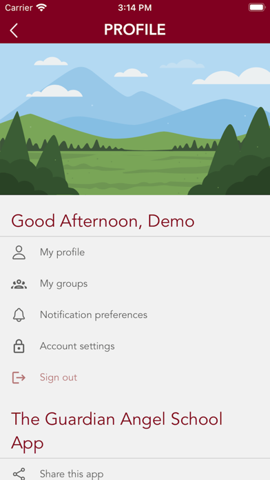 Guardian Angel School Screenshot