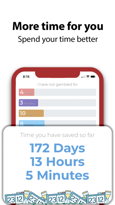 Gambling Addiction Calendar Screenshot