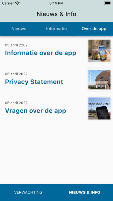 Geluidsverwachting.nl Screenshot