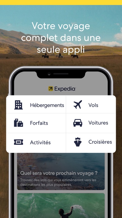 Screenshot #1 pour Expedia: Hôtel, Vols & Voiture