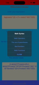 DifferentiationCalculator screenshot #3 for iPhone