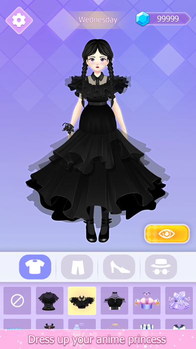 Anime Princess: Dress Up ASMRのおすすめ画像1