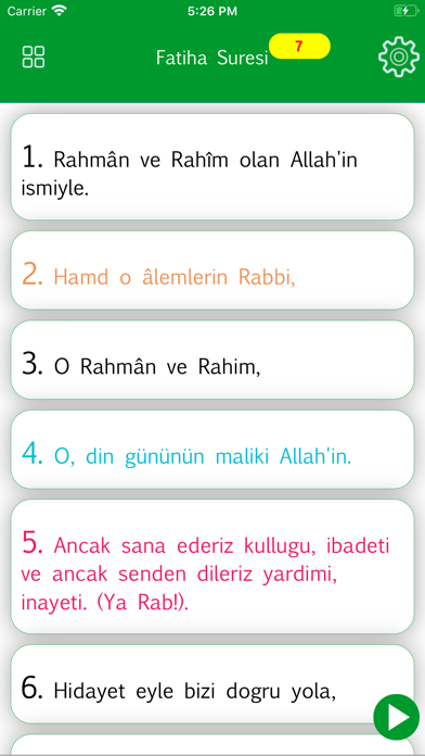Screenshot #2 pour Turkish Quran - Holy Qu'ran