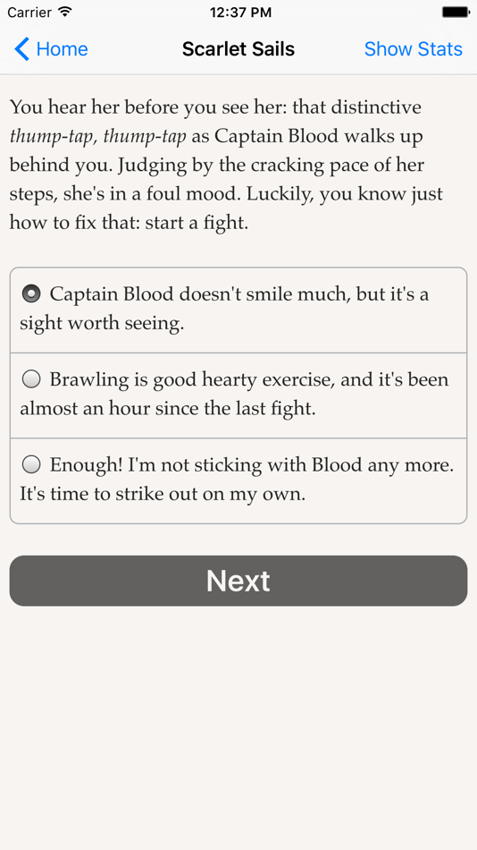 #2. Scarlet Sails (iOS) 由: Hosted Games LLC