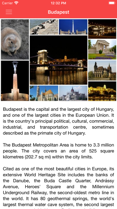 Screenshot #1 pour Budapest Offline City Guide
