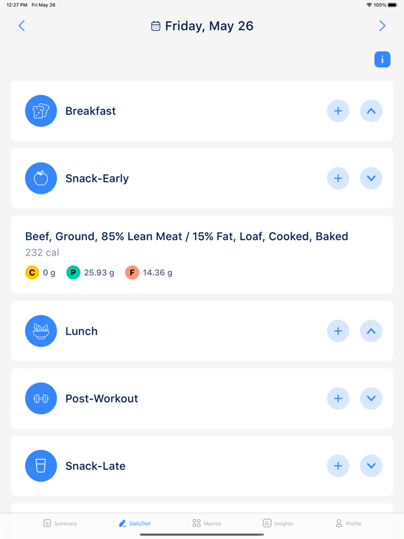 Bodybuilding Diet iPad app afbeelding 2