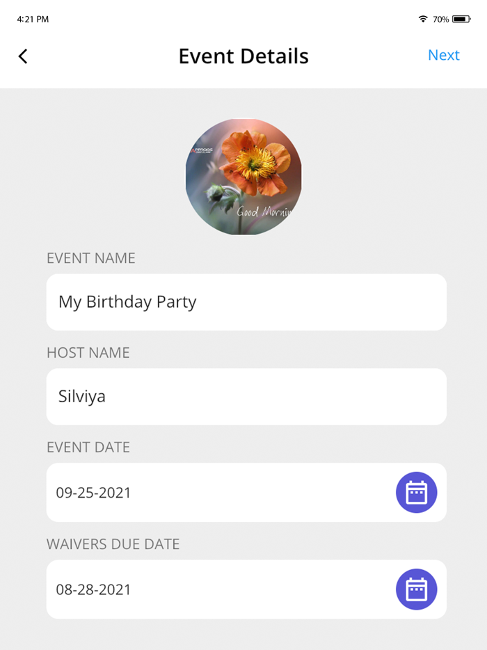 The Peace of Mind App