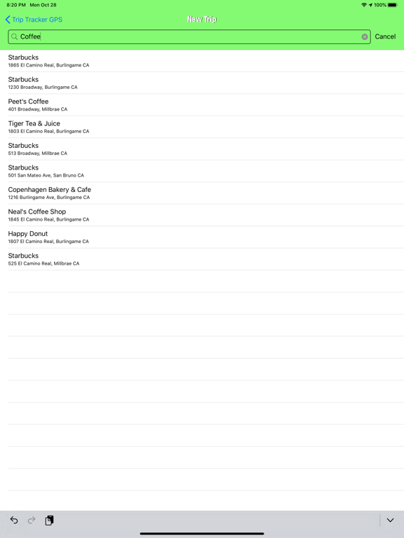 Screenshot #5 pour Trip Tracker GPS - All In One