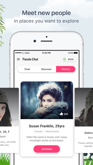 Panda Chat - Meet new people Screenshot
