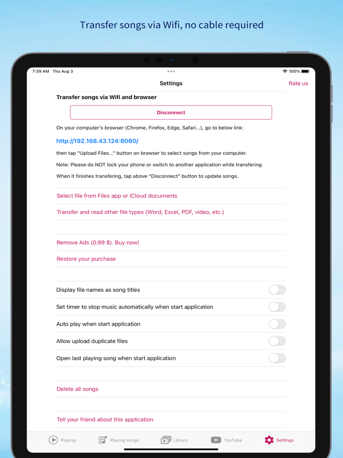 Muzik Box - An elegant player