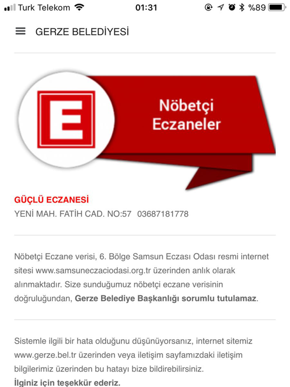 Screenshot #5 pour Gerze Belediyesi