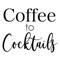 Welcome to the Coffee to Cocktails Boutique App