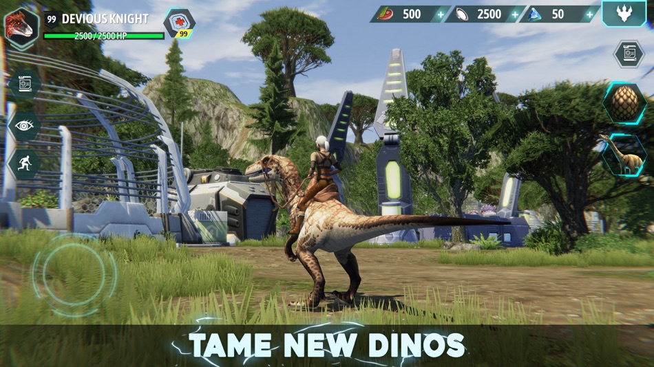 #3. Dino Tamers: Jurassic MMORPG (iOS) Bởi: AppForge Inc.