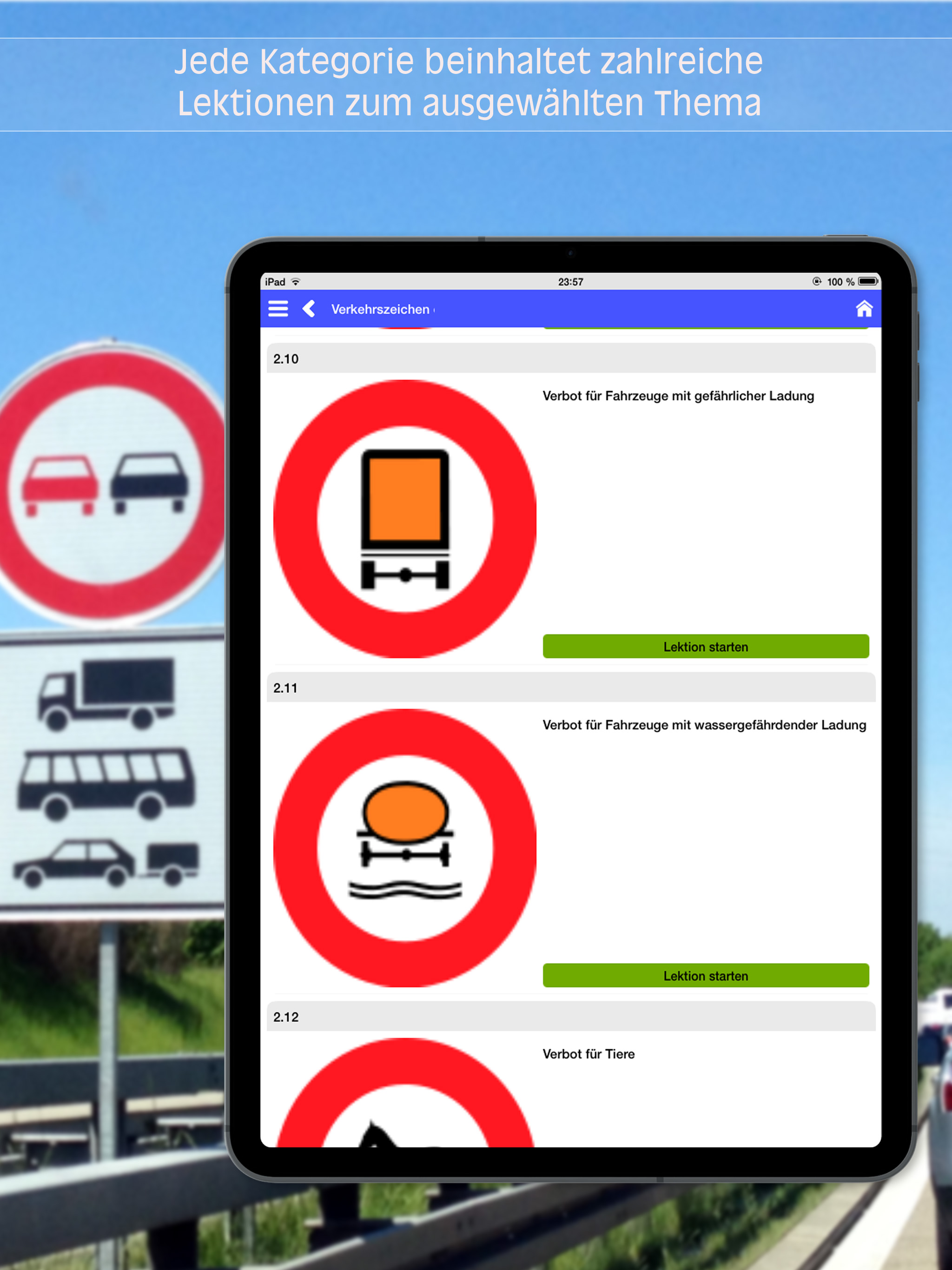 Verkehrszeichen - Deutschland