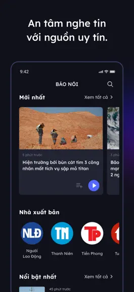 Game screenshot Báo Nói - Audio News Articles hack