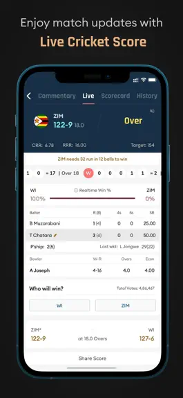 Game screenshot CREX - Cricket Exchange apk