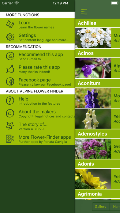 AlpineFlower Finder – Europe Screenshot