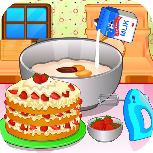 Cooking strawberry short cake iOS App