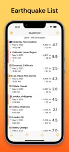 QuakeFeed Earthquake Tracker screenshot #3 for iPhone