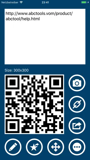 Screenshot von QROX: QR-Code-Generator auf dem iPhone 1