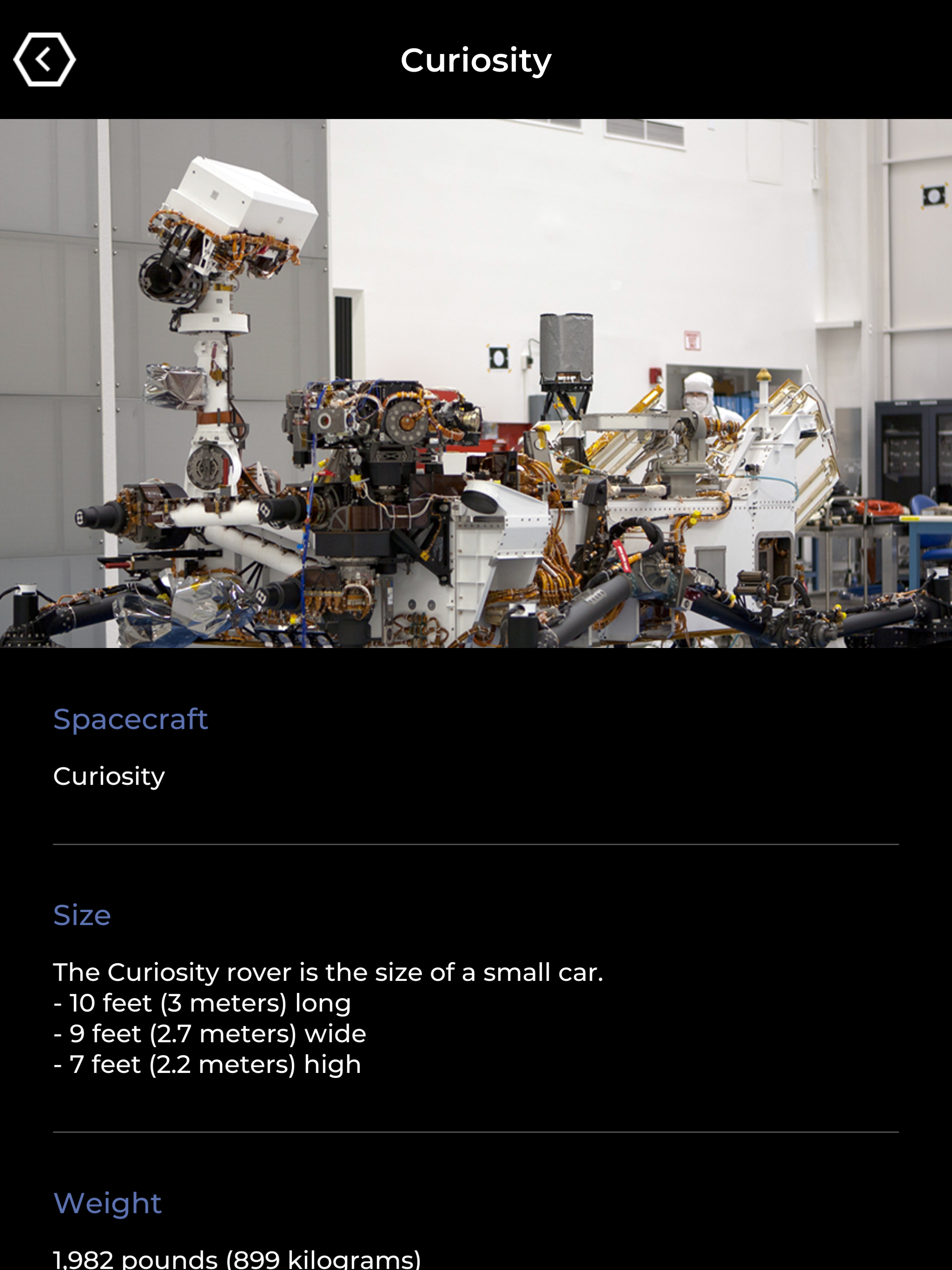 Spacecraft AR screenshot 14