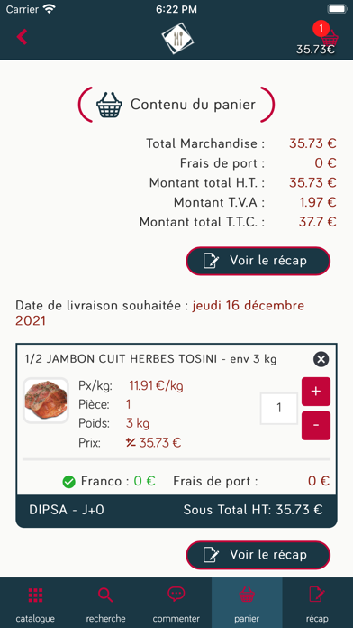 Dipsa Univers Culinaire Screenshot