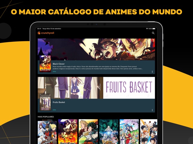 Aplicativo Crunchyroll: Maior site de animes por assinatura