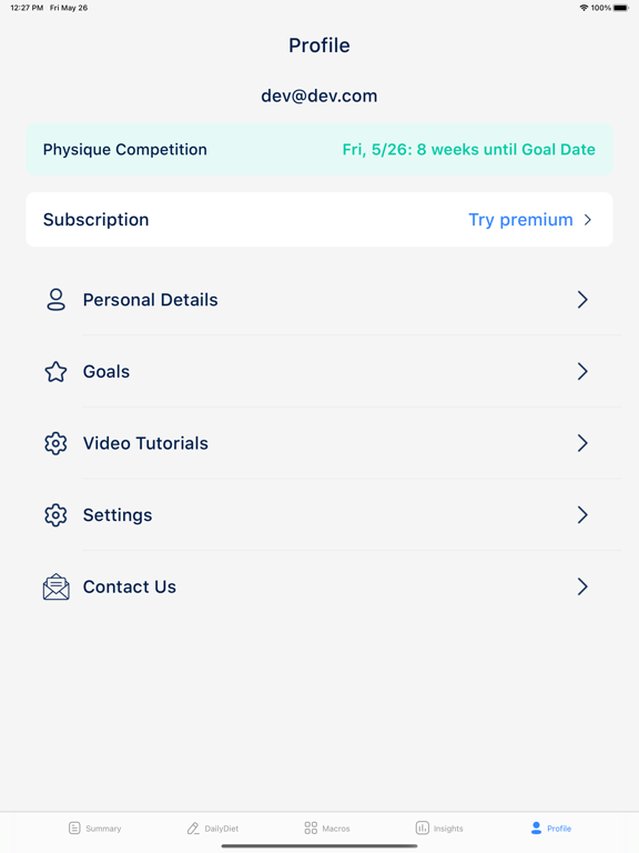 Bodybuilding Diet iPad app afbeelding 7