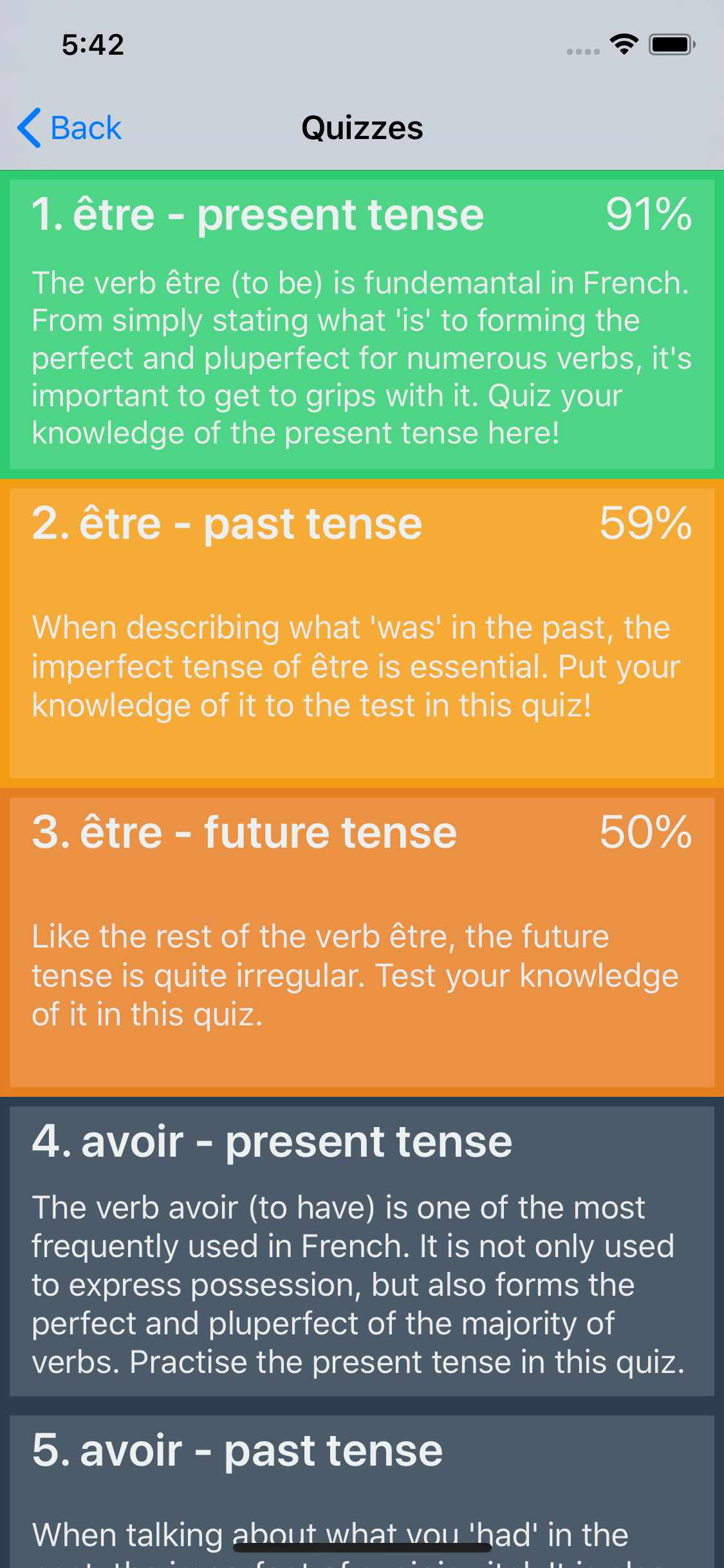 French Verb Blitz screenshot 4