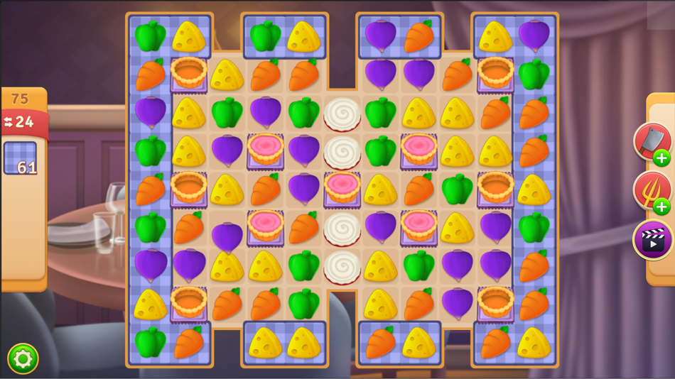#8. Hell's Kitchen: Match & Design (iOS) 由: Qiiwi Games AB