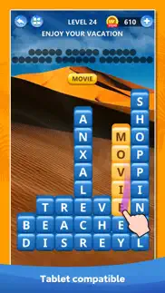 How to cancel & delete word puzzle - connect word 3